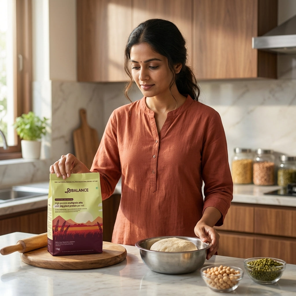 Rebalance Magic Multigrain atta for weight management - Subscription