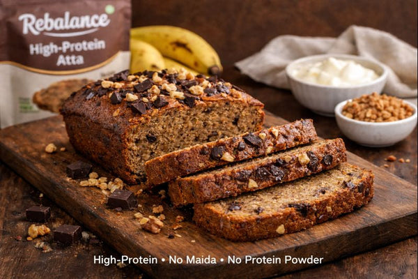 High-Protein Banana Bread (No Maida, No Protein Powder)