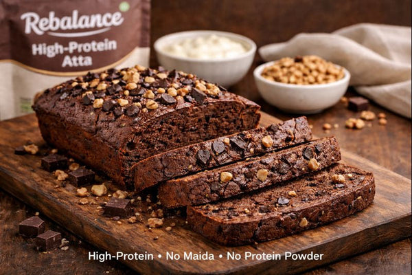 Chocolate Protein Tea Cake (No Maida, No Protein Powder)