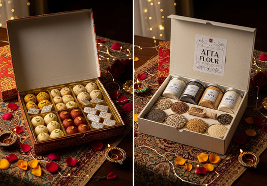 Wedding return gift ideas: healthy atta hampers for guests