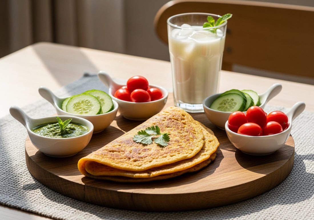 Protein cheela recipe using multigrain atta: quick breakfast